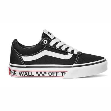 Sneaker Vans Ward OTW Sidewall Black White Kinder Fashionschuh